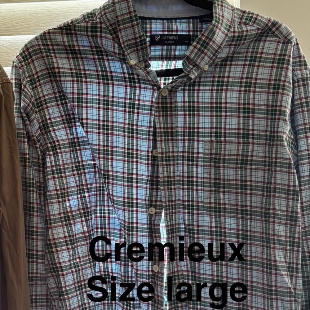 Daniel Cremieux Men's Multicolor Plaid Shirt